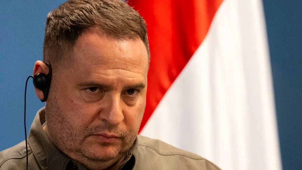 ARCHIV - Der Leiter des ukrainischen Präsidentenbüros, Andrij Jermak, ist zurückgetreten. Foto: Denes Erdos/AP/dpa/Archivbild