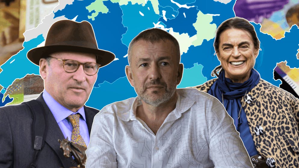 Map shows Switzerland's dominators. This is the richest person in your canton