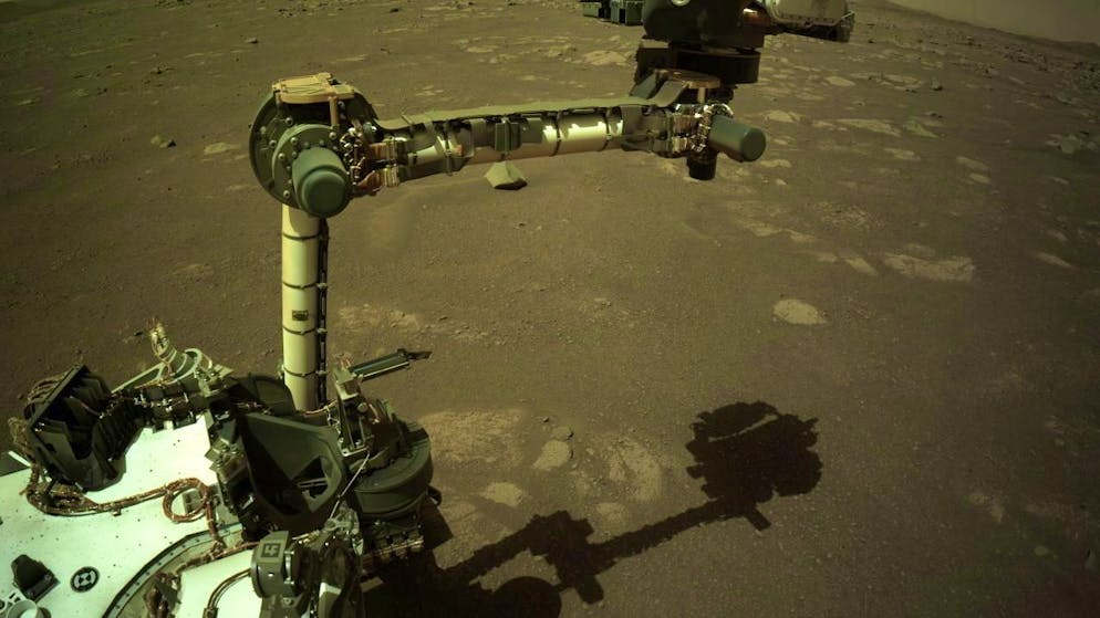 Le véhicule Perseverance est arrivé sur Mars en février 2021 (archives).