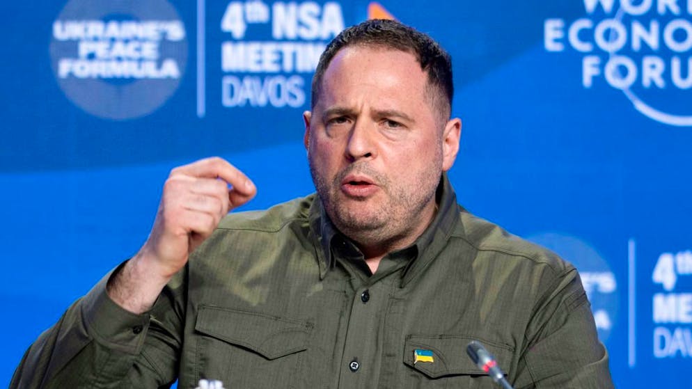 Andrii Jermak lo scorso anno a Davos (GR)