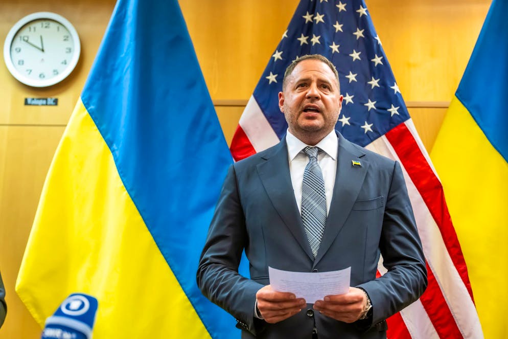 Selenskyjs Bürochef Andrij Jermak steht im Fokus der Ermittler. (Archivbild)