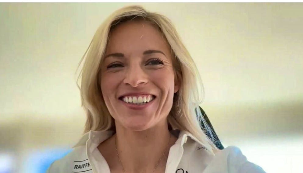 Lara Gut-Behrami has not lost her smile.