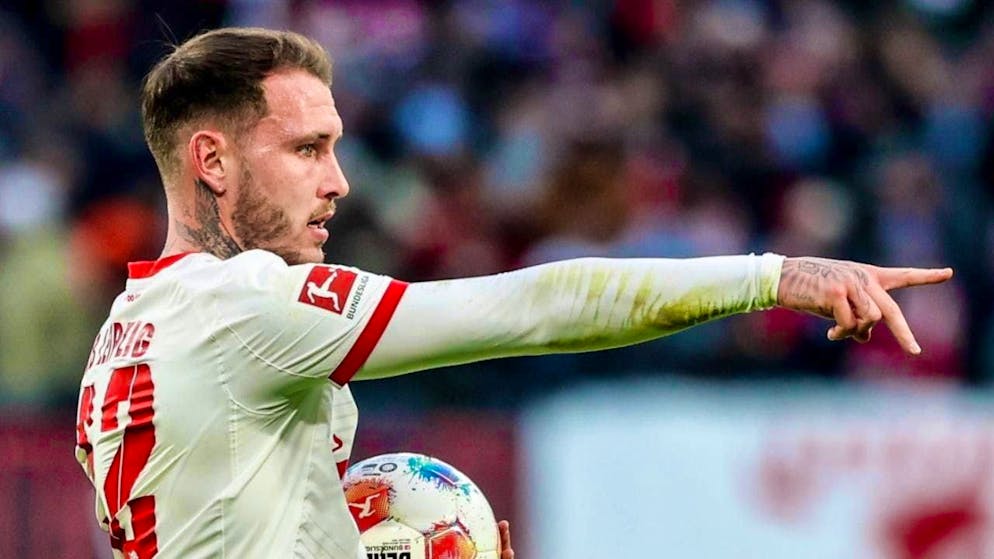 David Raum narrowly missed Leipzig's opening goal.