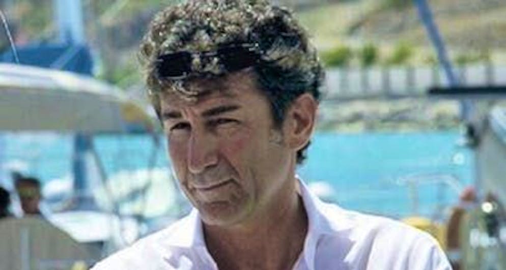 Andrea Pignataro sur une photo rare. 