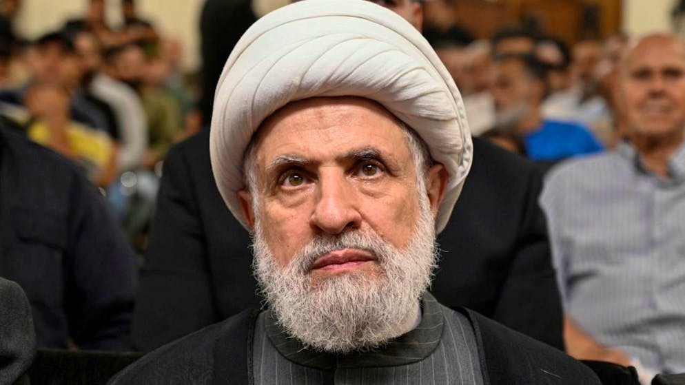 Il leader di Hezbollah, Naim Qassem