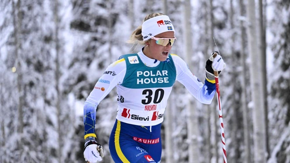 Die Schwedin Frida Karlsson ist die erste Weltcupsiegerin dieses Langlauf-Winters