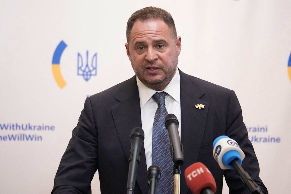 Âgé de 54 ans, Andriï Iermak était justement à la tête de la délégation ukrainienne pour ces pourparlers et l'un des membres les plus importants de l'équipe du président Zelensky (archives).