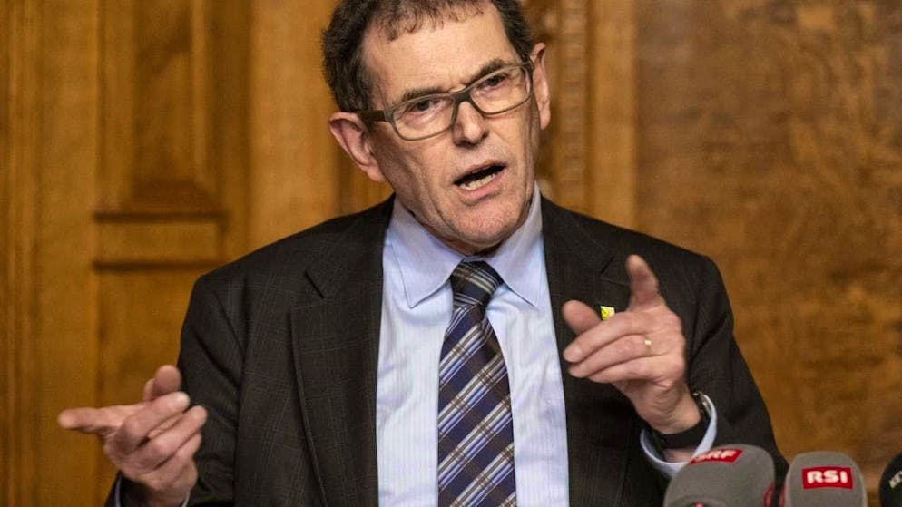 On Friday, Jakob Stark (SVP/TG), member of the Council of States, presented the proposals of the Finance Committee, which he chairs, on the federal government's austerity package. (archive picture)