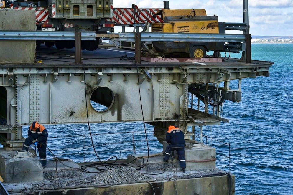 Removal of the damage on October 20, 2022.