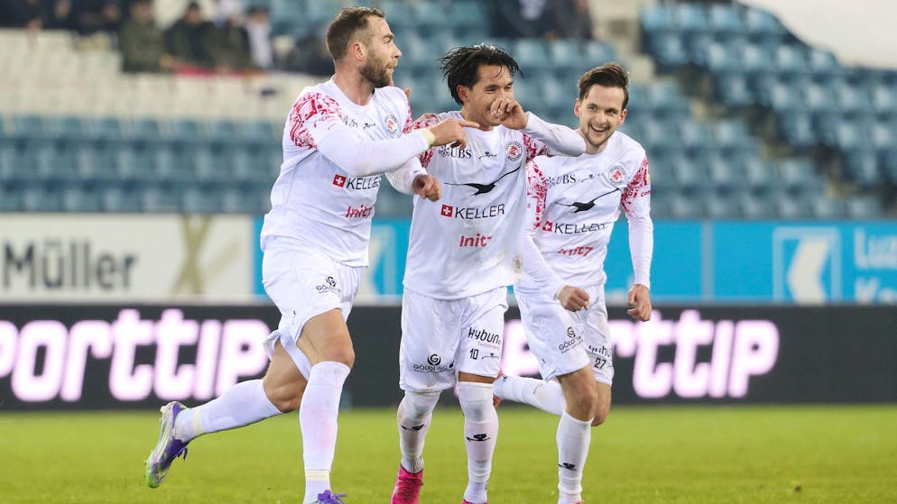 Video highlights. Winterthur secure their first away win in Lucerne