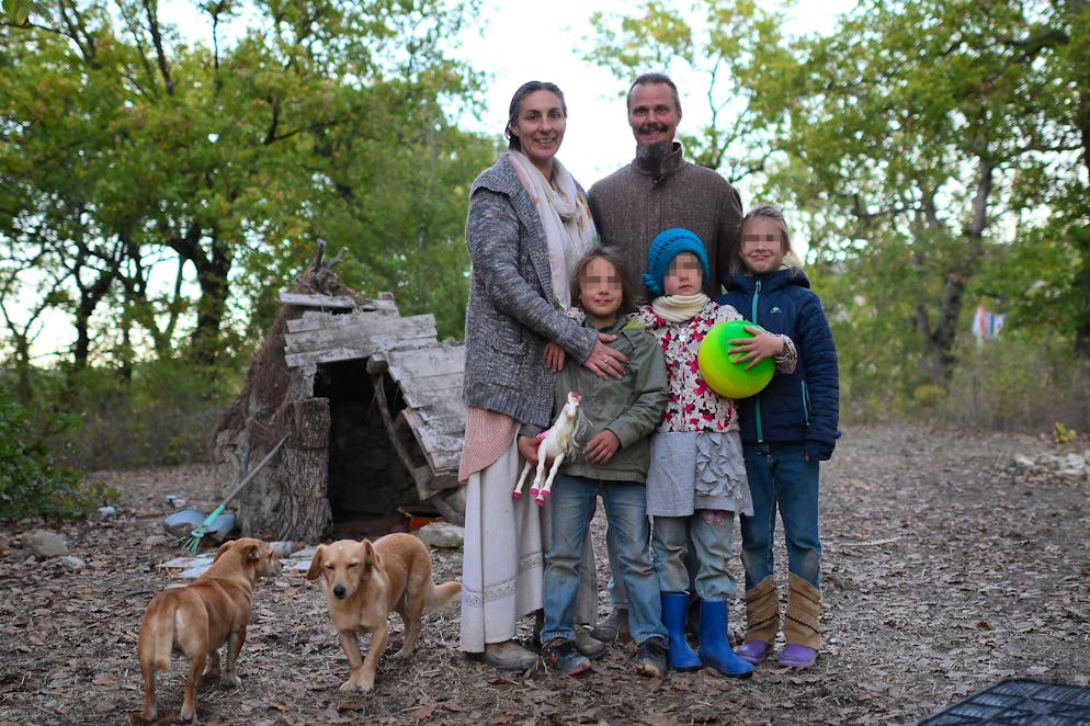 La famiglia che viveva nel bosco in Abruzzo