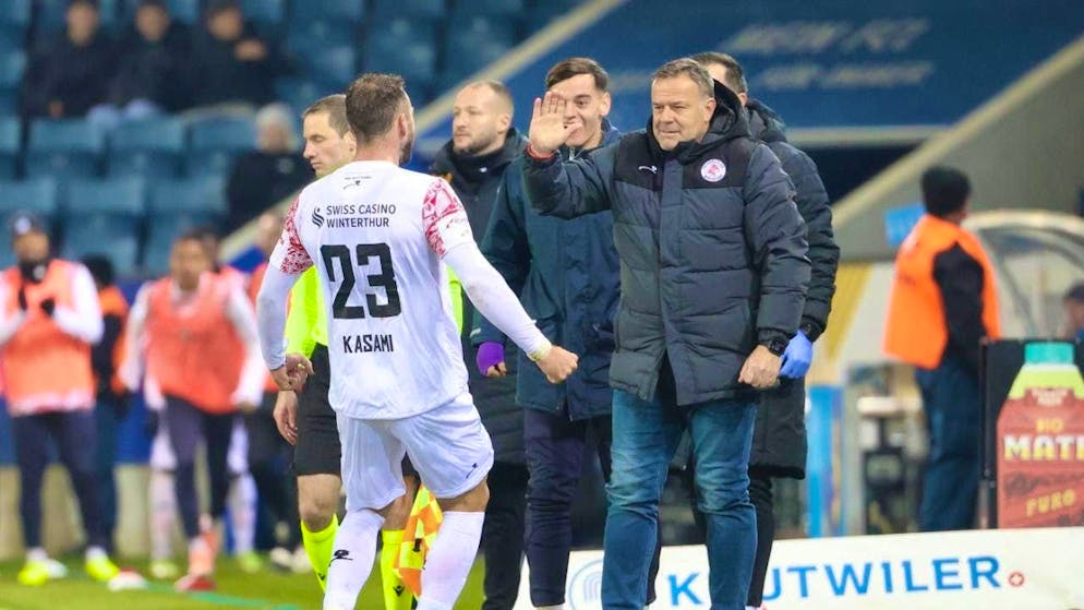 Winterthur coach Patrick Rahmen can breathe a sigh of relief