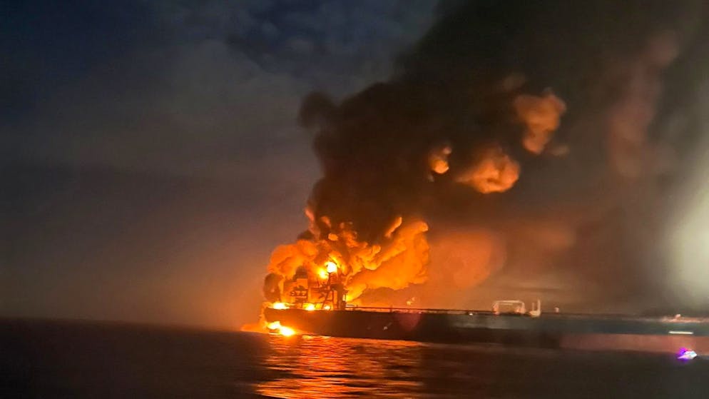 Zum Zeitpunkt des Angriffs waren beide Schiffe nicht mit Erdöl beladen.