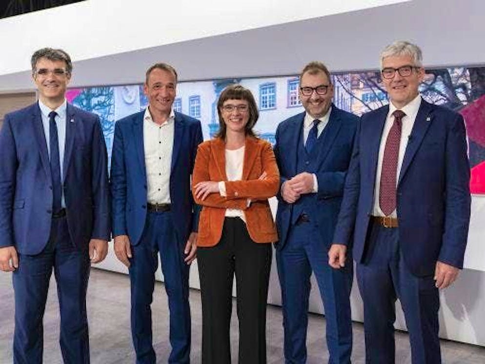 The current members of the Graubünden government. In future, members of the government will no longer receive a pension. (Archive image)