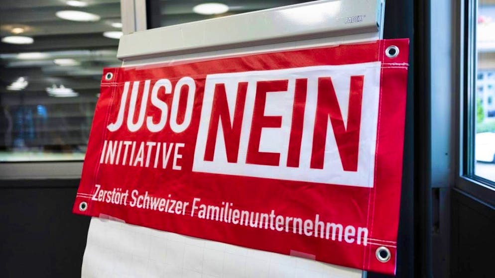 The No campaign against the Juso inheritance tax initiative was successful. The petition for a referendum was clearly defeated at the ballot box. (archive picture)