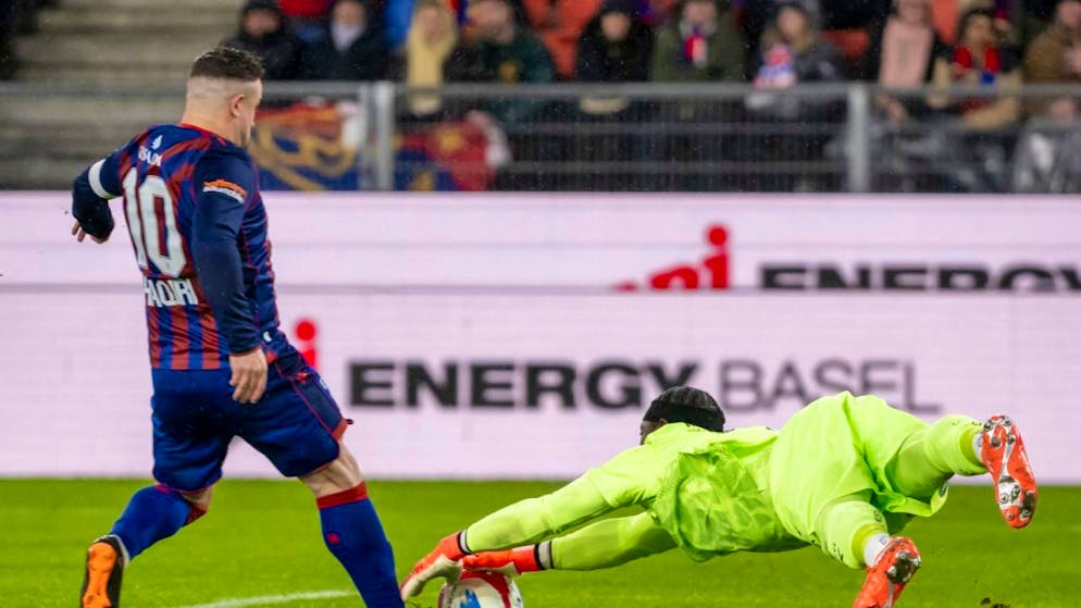 Goalie Ati Zigi brachte die Basler zum Verzweifeln