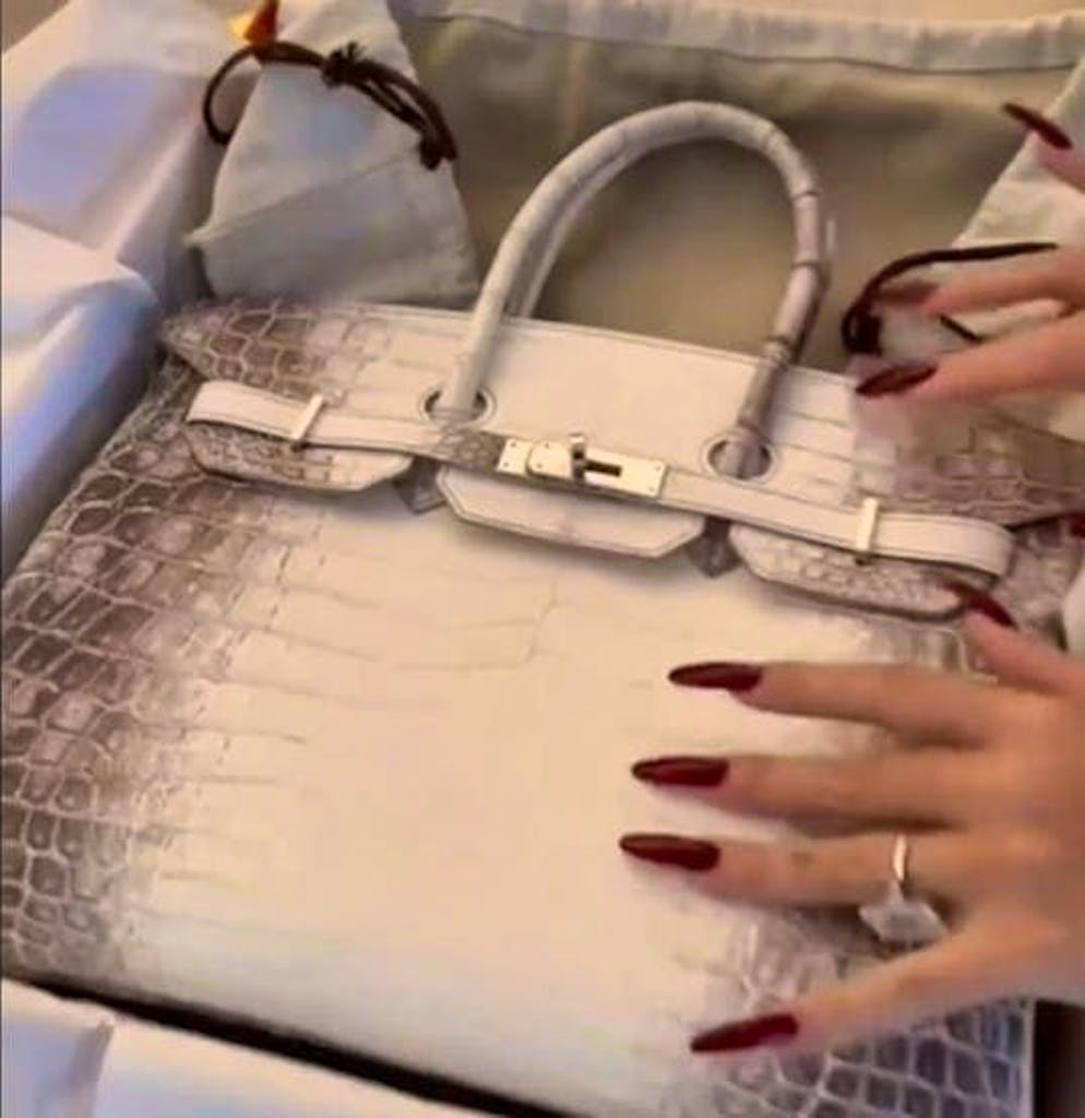 Georgina Rodríguez (31) has treated herself to a Birkin bag. Cost: 150,000 euros.