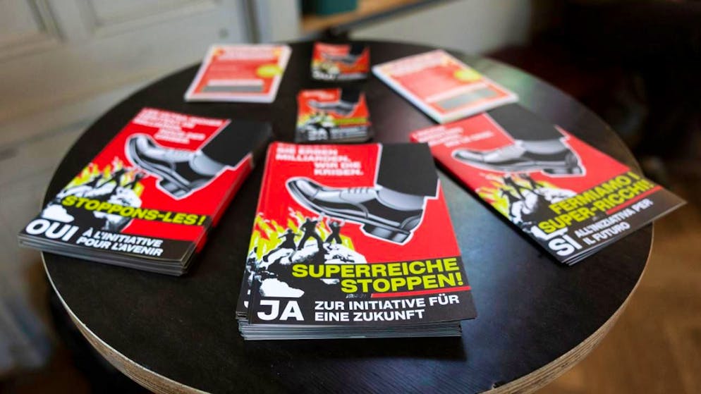 Le peuple suisse se prononce sur deux initiatives populaires - Gallery. L'initiative pour l'avenir a les grosses fortunes dans le viseur, qu'elle veut davantage taxer (archives).