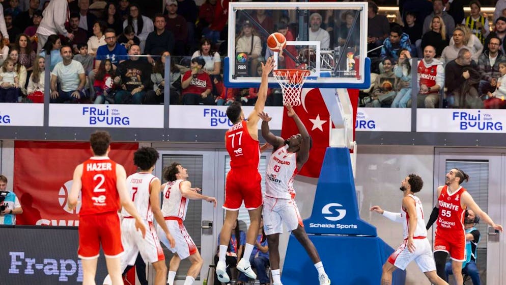 Das Schweizer Team blieb gegen die Türkei chancenlos