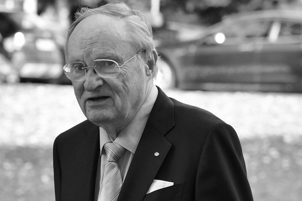 Jusqu’à sa mort, Ludwig A. Minelli a participé à des dizaines d’actions auprès des tribunaux, parfois à titre de plaignant ou de défenseur, souvent à l’arrière-plan, en qualité de conseiller en tactique procédurale (archives).