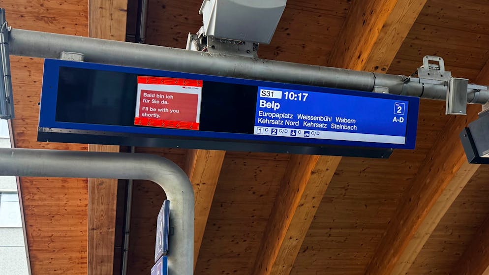 SBB fights against malfunction. Platform displays are causing trouble throughout Switzerland