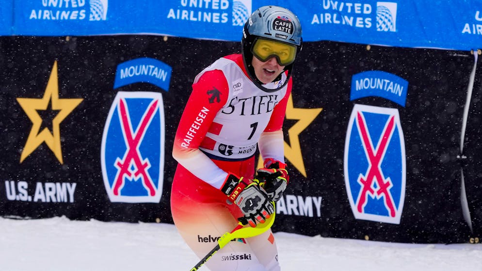 Wendy Holdener était déçue après sa 4e place dimanche à Copper Mountain.