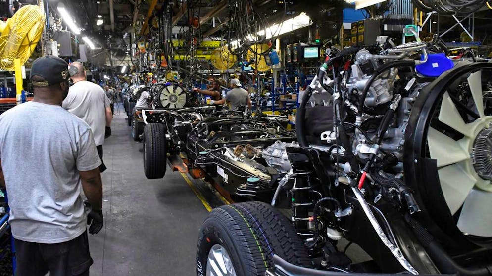 L'activité industrielle a continué à se contracter le mois dernier aux États-Unis. (archive)