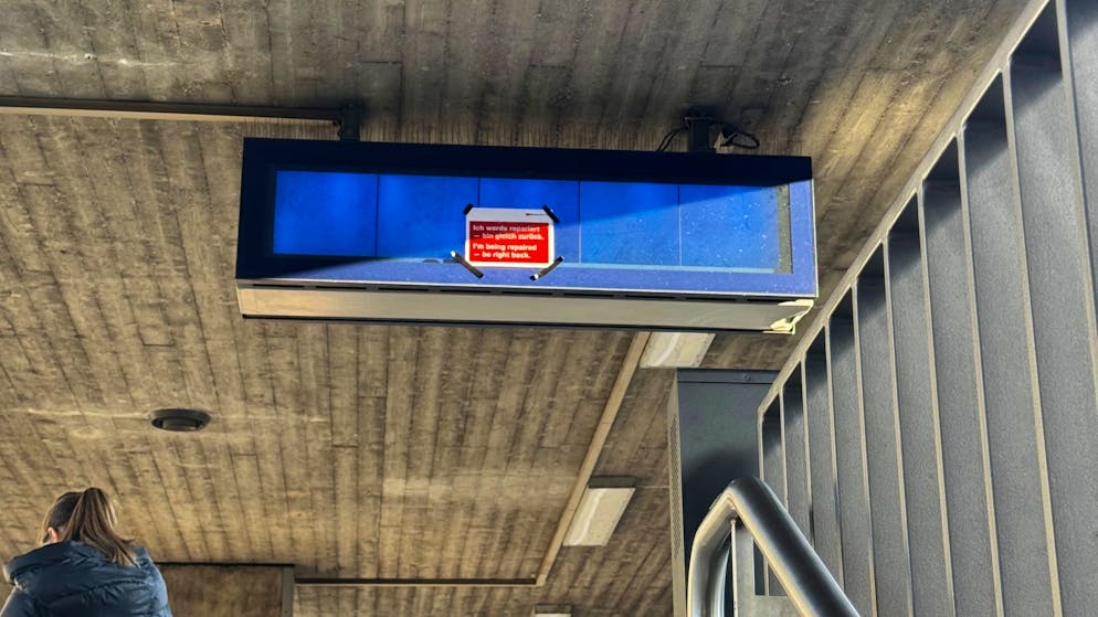Am Bahnhof Zürich Altstetten waren letzte Woche gleich drei Geräte defekt.