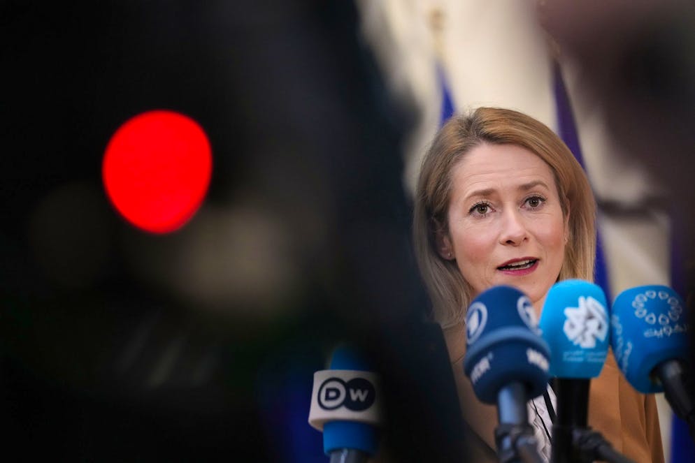 Mme Kallas a souligné l'importance que les Européens soient partie prenante des discussions en cours.