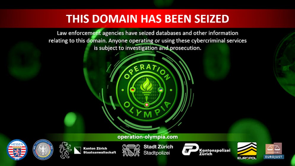 Die Polizei hat die Krypto-Webseite gesperrt.
