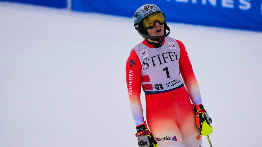 Wendy Holdener ärgert sich über eine verpasste Chance