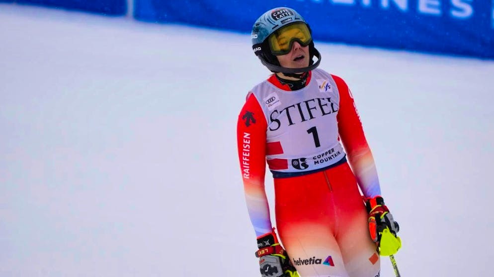 Wendy Holdener is annoyed about a missed opportunity