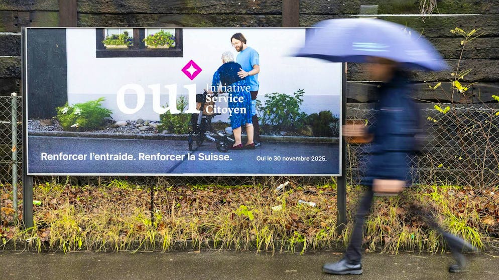 Second highest defeat in 25 years: The service-citoyen initiative was clearly rejected with 84.1 percent voting no. (archive picture)