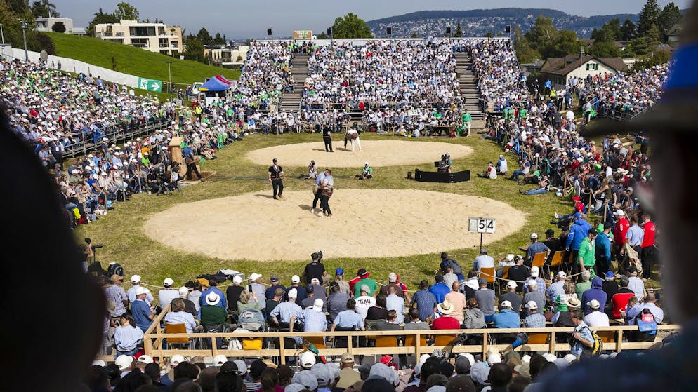 Neu werden die Zuschauer des Kilchberger Schwinget zur Kasse gebeten.