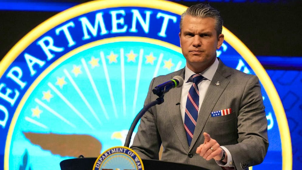 US Secretary of Defense Pete Hegseth Hegseth speaks of "fabricated" media reports. (archive picture)