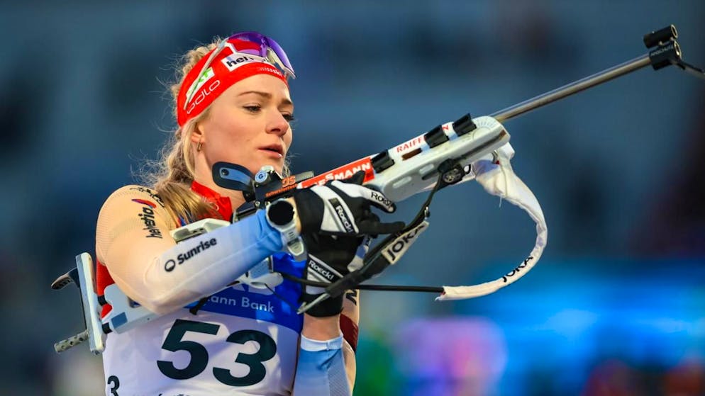 Amy Baserga zeigte am Dienstag eine starke Leistung und wurde Siebte