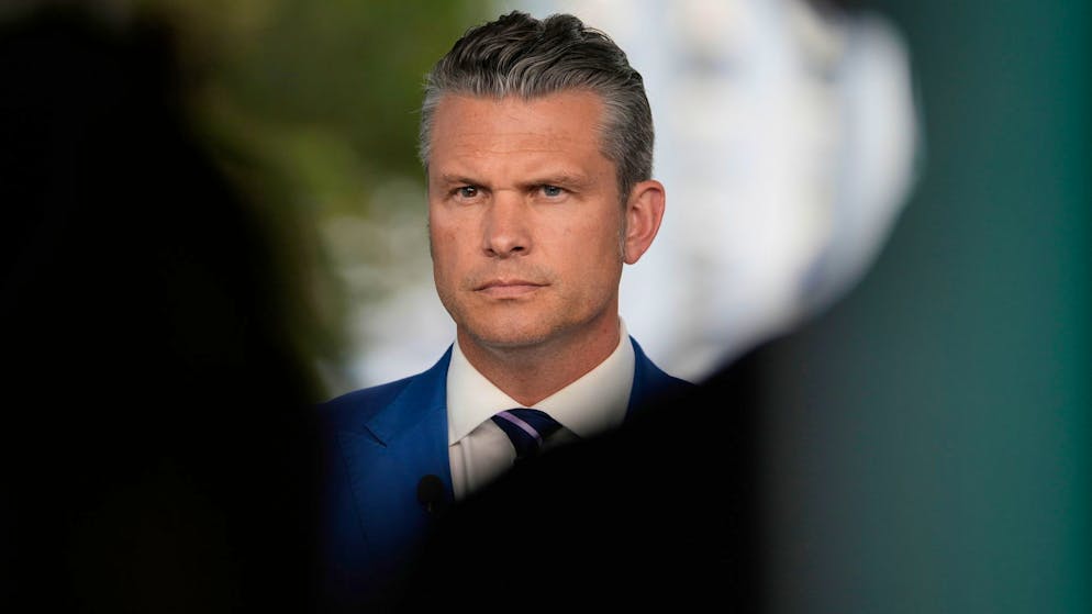 US-Verteidigungsminister Pete Hegseth nennt sich mittlerweile Kriegsminister. (Archivfoto)