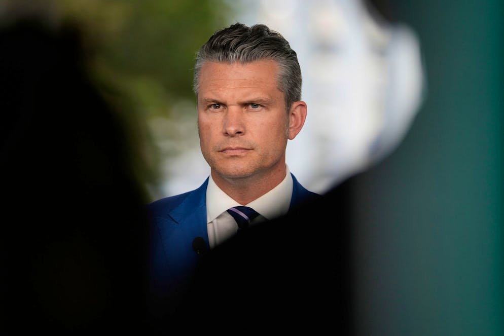 Steht wegen seines Handels in der Kritik: Pentagon-Chef Pete Hegseth. 
