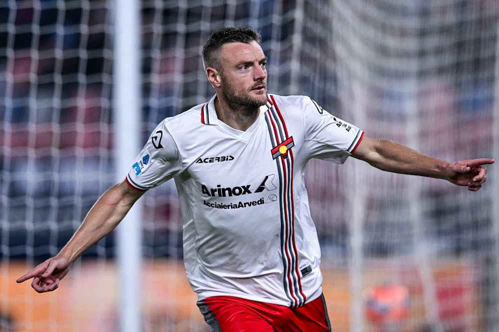 Jamie Vardy sempre boomber, anche a 38 anni.