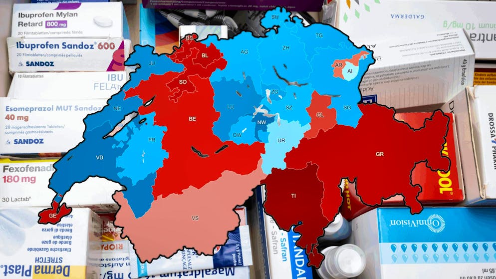 In certain regions, people pay significantly more for medicines. 