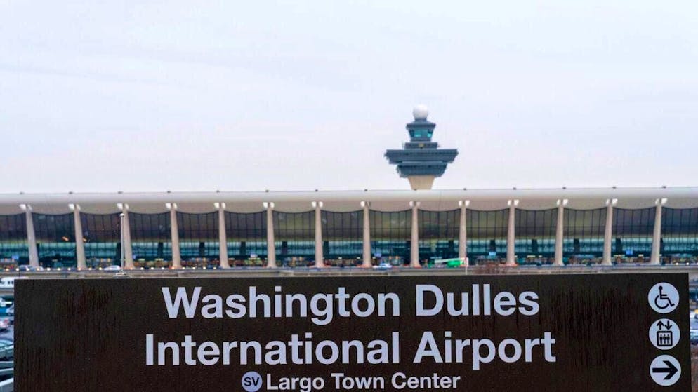 ARCHIVE - Dulles International Airport near the US capital Washington. Photo: Jose Luis Magana/AP/dpa