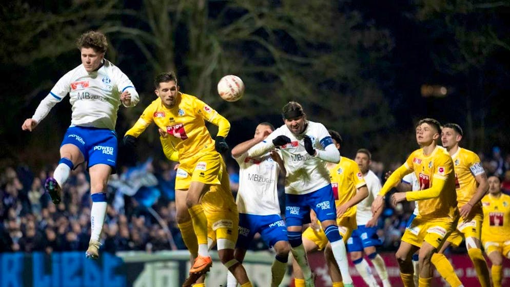 The preliminary decision in Zug: Adrian Grbic scores after the break to make it 2:0 for the favorites from Lucerne