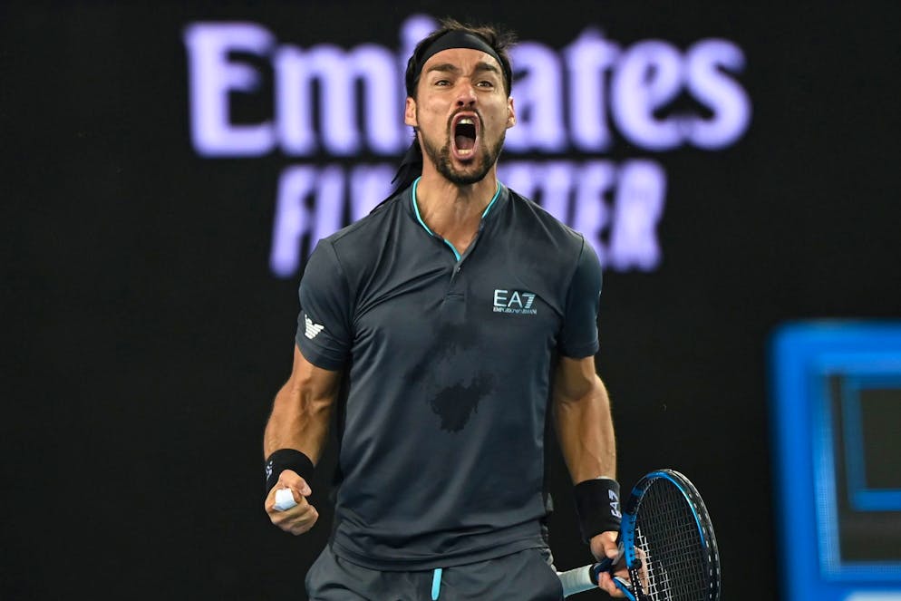 Fabio Fognini, era un giocatore dal temperamento focoso.