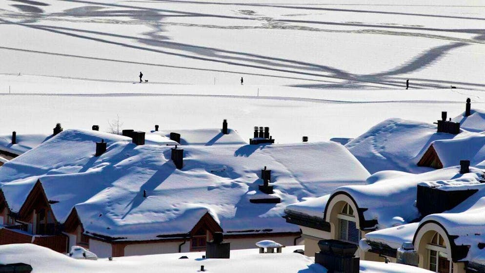 If there is snow on the roofs, solar systems cannot produce electricity. (archive picture)