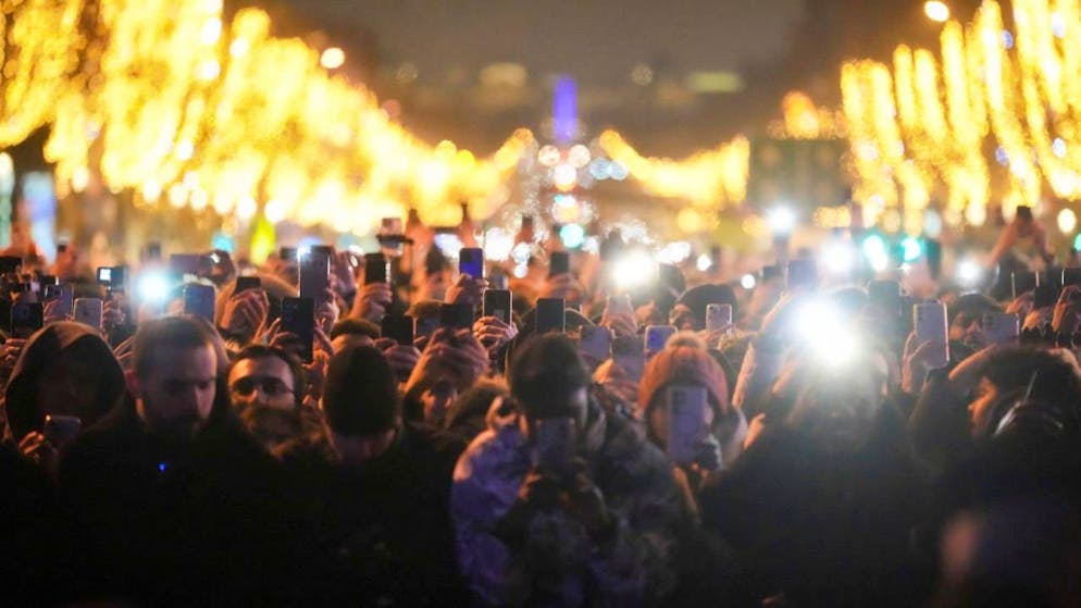 Un million de personnes étaient réunies l'an dernier sur les Champs-Elysées pour le Nouvel An (archives).