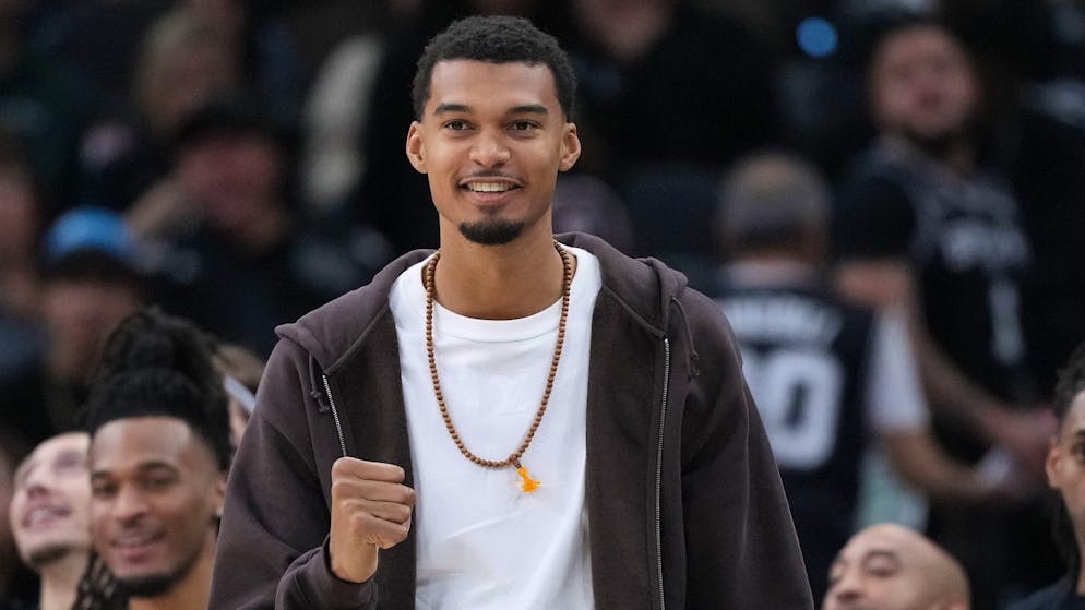 NBA. Wembanyama «en progrès» mais toujours indisponible