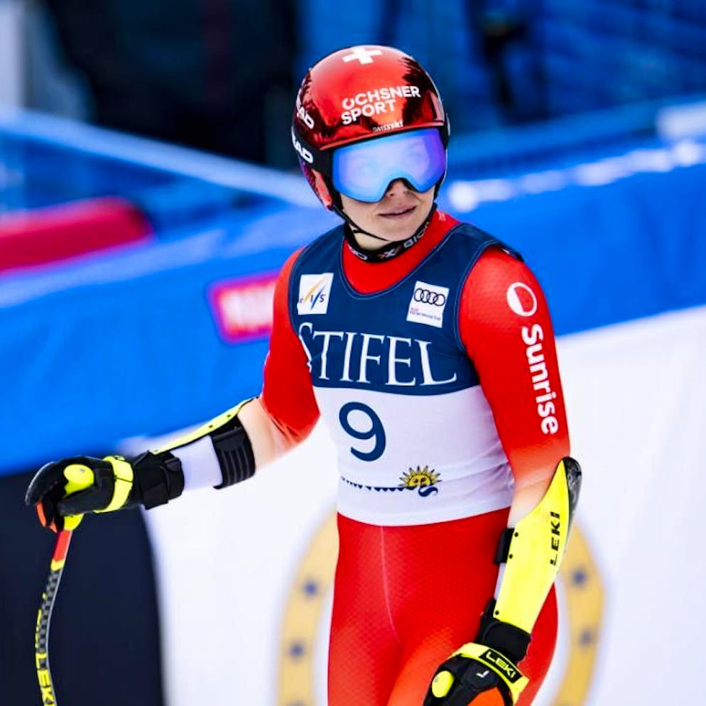 Sturz im Abfahrtstraining. Corinne Suter fällt wochenlang aus