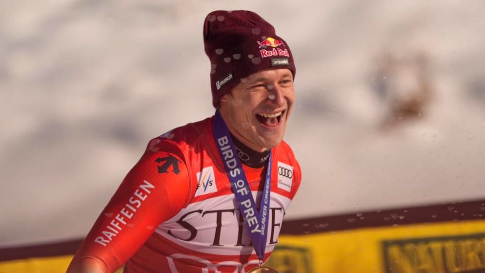 Alpine skiing. Odermatt extends his claws on the raptor slope