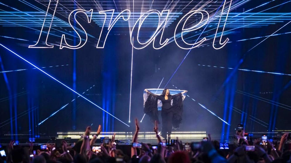 La candidate israélienne Yuval Raphael était arrivée deuxième cette année au concours Euvorision de la chanson à Bâle grâce au vote du public (archives).