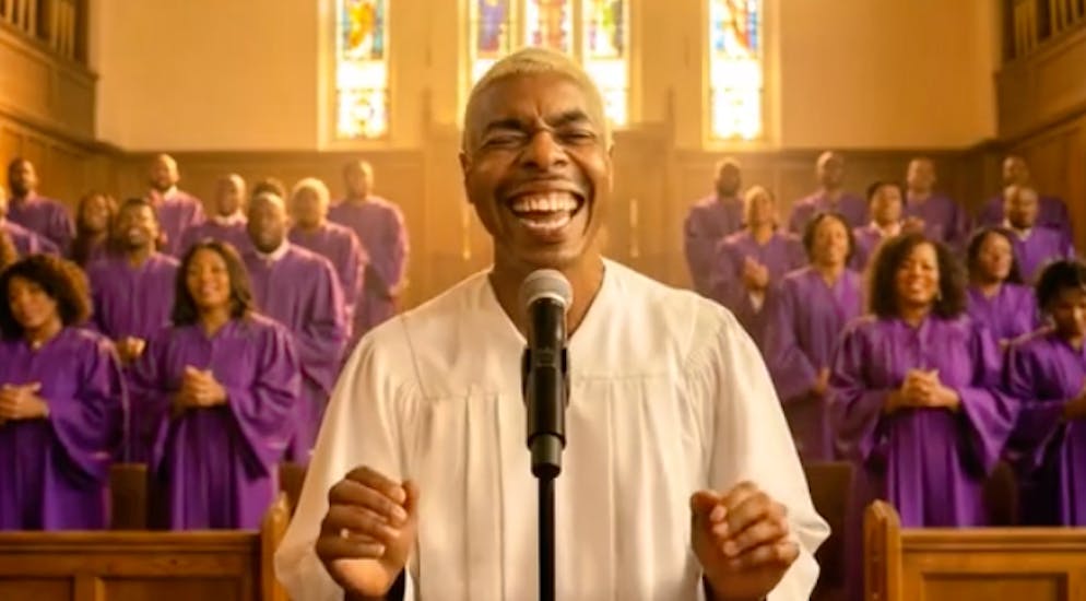 Auch das Musikvideo ist mit KI erstellt worden.